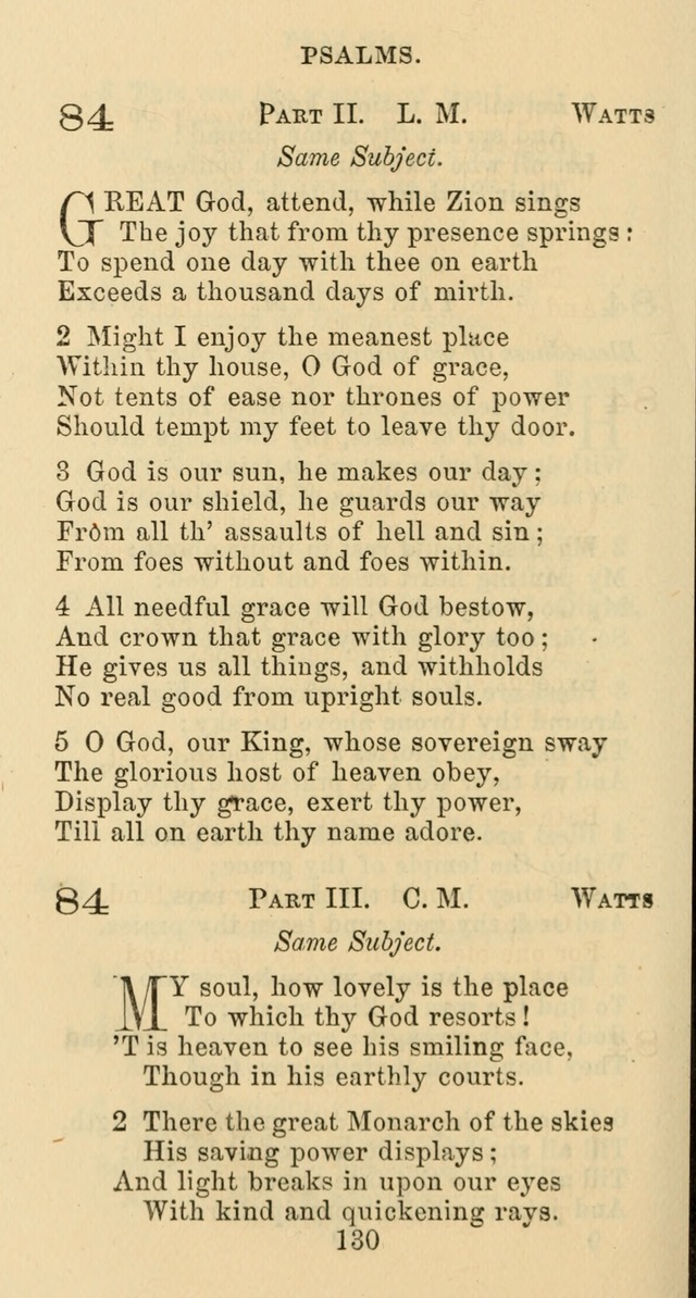 Psalms and Hymns: adapted to social, private and public worship in the Cumberland Presbyterian Chruch page 130
