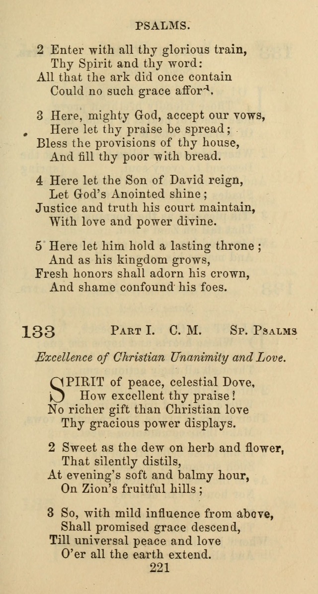 Psalms and Hymns: adapted to social, private and public worship in the Cumberland Presbyterian Chruch page 221