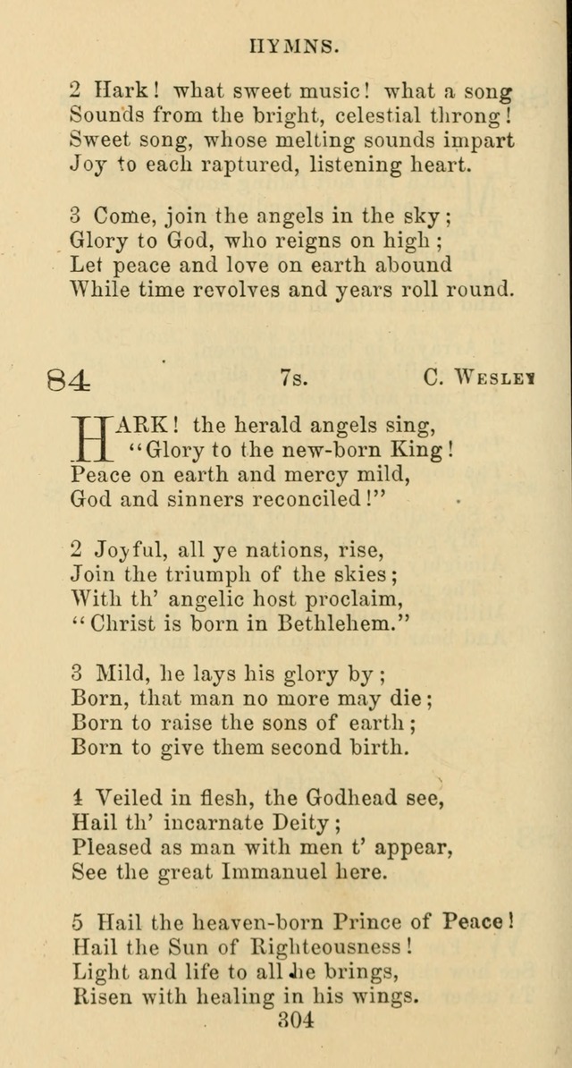Psalms and Hymns: adapted to social, private and public worship in the Cumberland Presbyterian Chruch page 304
