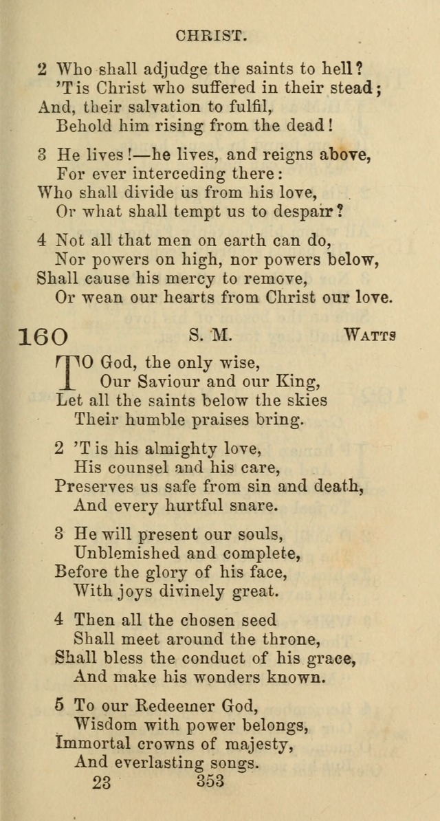 Psalms and Hymns: adapted to social, private and public worship in the Cumberland Presbyterian Chruch page 353