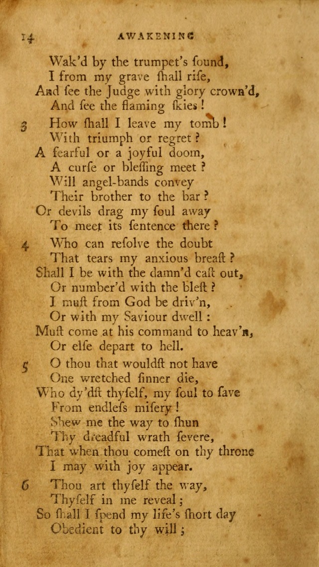 A Pocket hymn book, designed as a constant companion for the pious: collected from various authors page 21