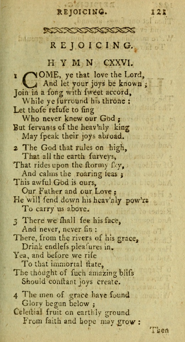A Pocket Hymn Book: designed as a constant companion for the pious, collected from various authors (9th ed.) page 121