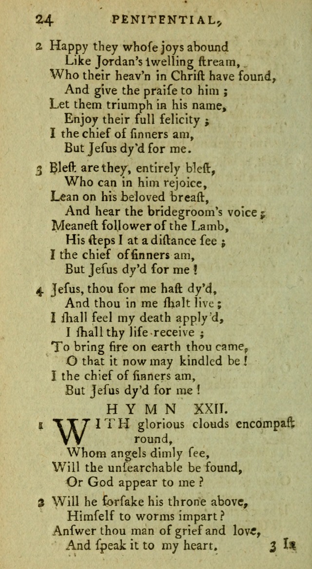 A Pocket Hymn Book: designed as a constant companion for the pious, collected from various authors (9th ed.) page 24
