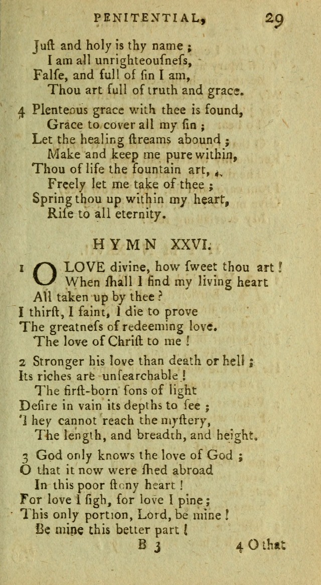 A Pocket Hymn Book: designed as a constant companion for the pious, collected from various authors (9th ed.) page 29