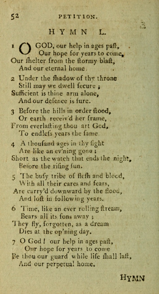A Pocket Hymn Book: designed as a constant companion for the pious, collected from various authors (9th ed.) page 52