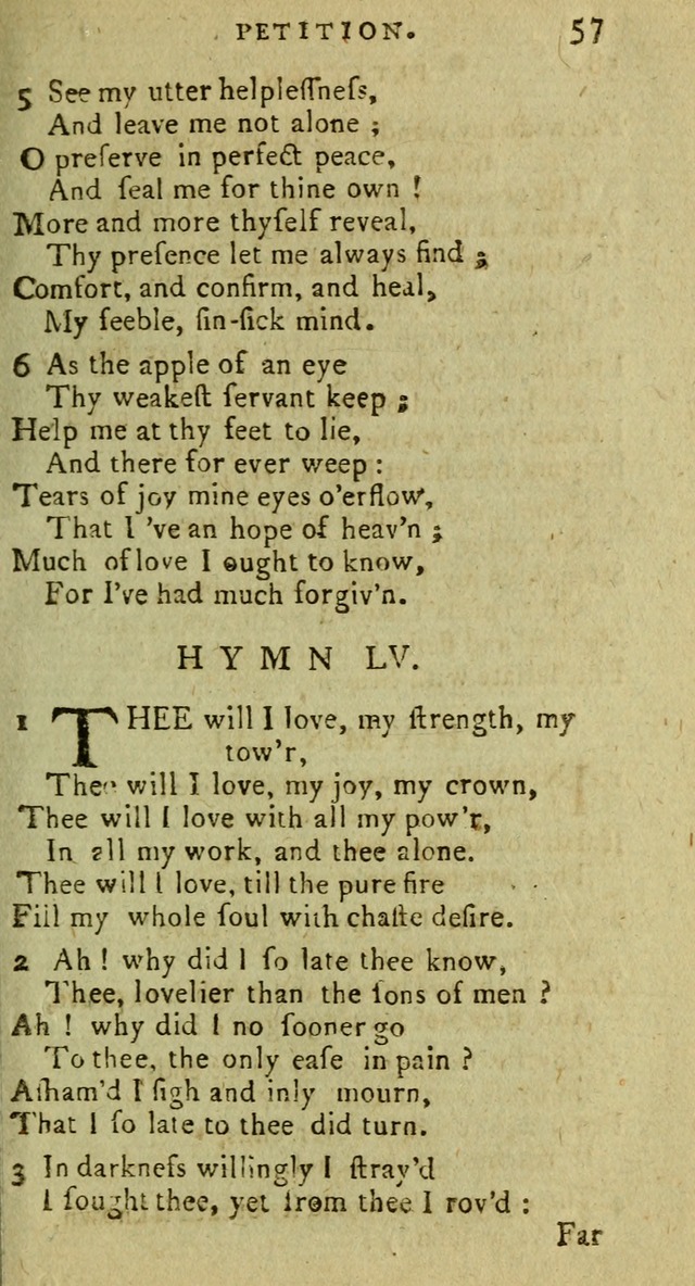 A Pocket Hymn Book: designed as a constant companion for the pious, collected from various authors (9th ed.) page 57