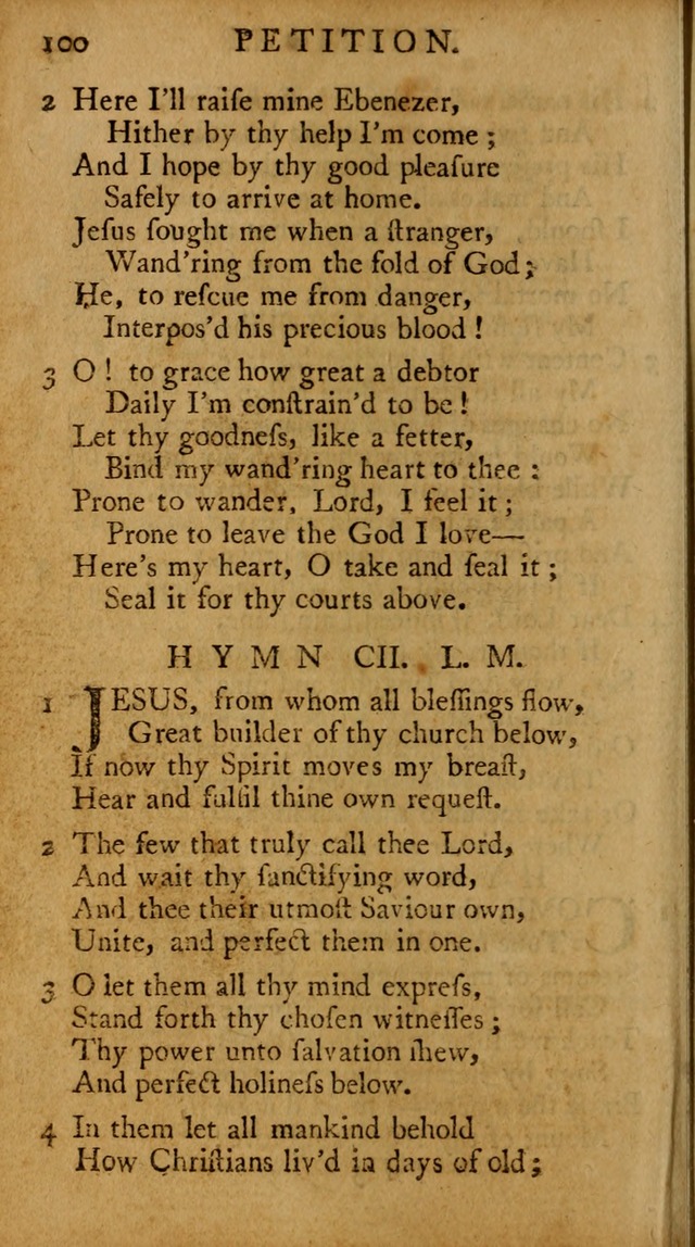 A Pocket Hymn-book: designed as a constant companion for the pious, collected from various authors (18th ed.) page 102