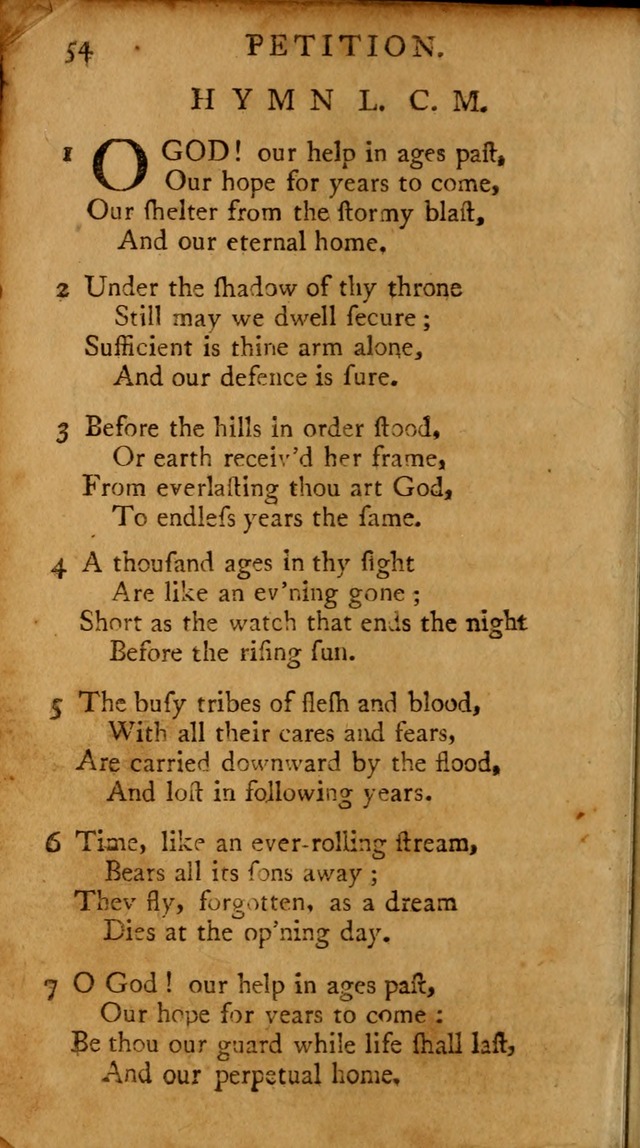 A Pocket Hymn-book: designed as a constant companion for the pious, collected from various authors (18th ed.) page 56