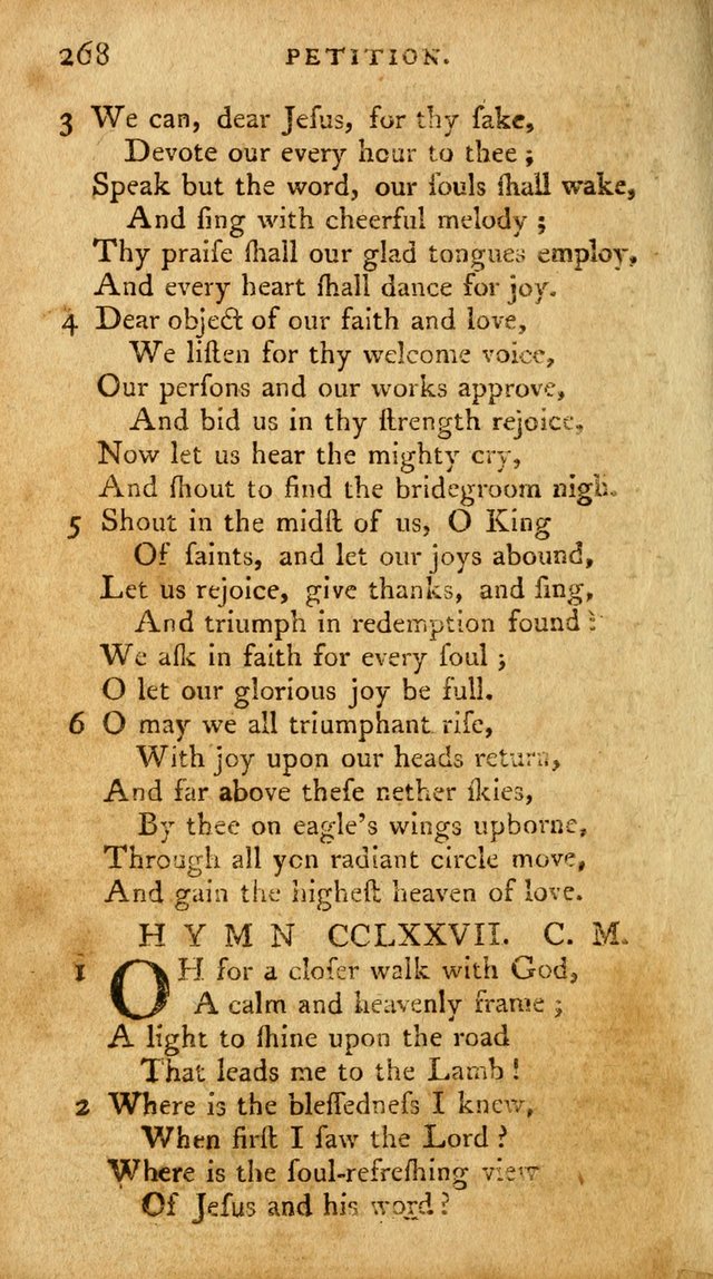 A Pocket Hymn-Book: designed as a constant companion for the pious: collected from various authors. (21st ed.) page 268