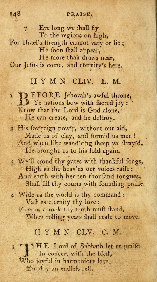 A Pocket Hymn Book, Designed as a Constant Companion for the Pious,  Collected from Various Authors. 28th ed. page 148
