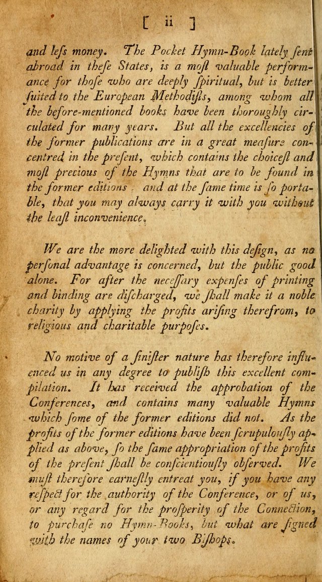 A Pocket Hymn Book, Designed as a Constant Companion for the Pious,  Collected from Various Authors. 28th ed. page 2