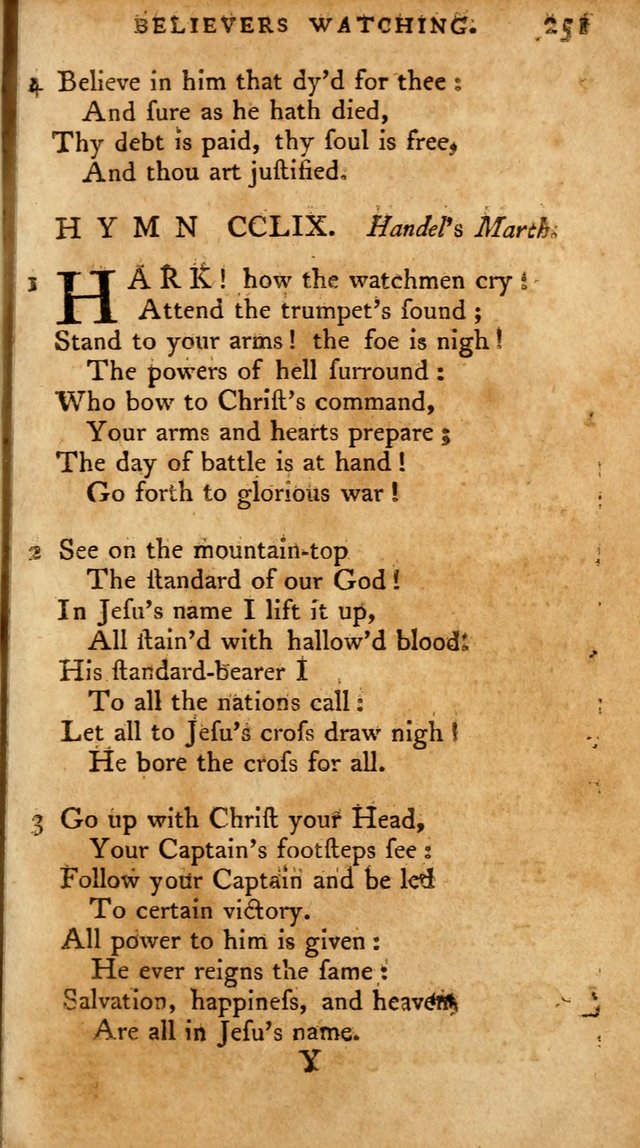 A Pocket Hymn Book, Designed as a Constant Companion for the Pious,  Collected from Various Authors. 28th ed. page 251
