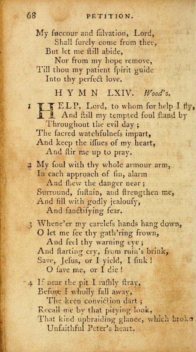 A Pocket Hymn Book, Designed as a Constant Companion for the Pious,  Collected from Various Authors. 28th ed. page 68