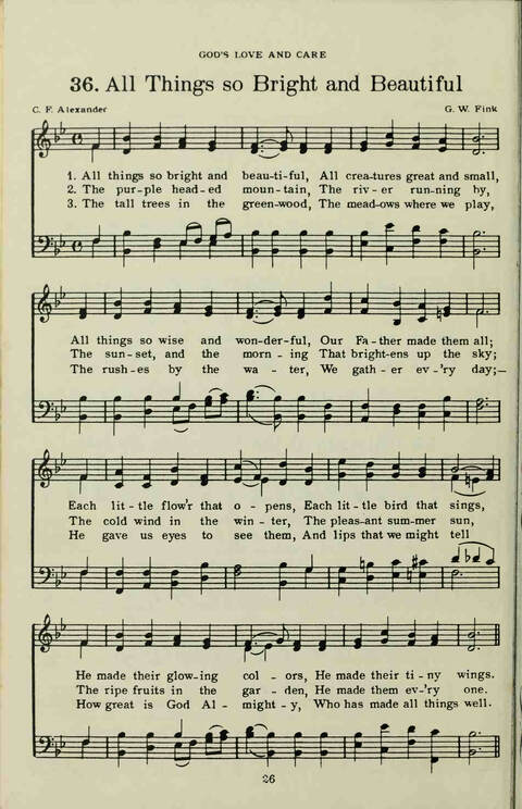 The Primary Hymn Book: Hymns and Songs for Little Children page 20