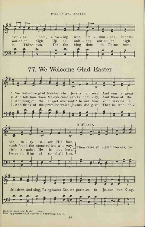The Primary Hymn Book: Hymns and Songs for Little Children page 51
