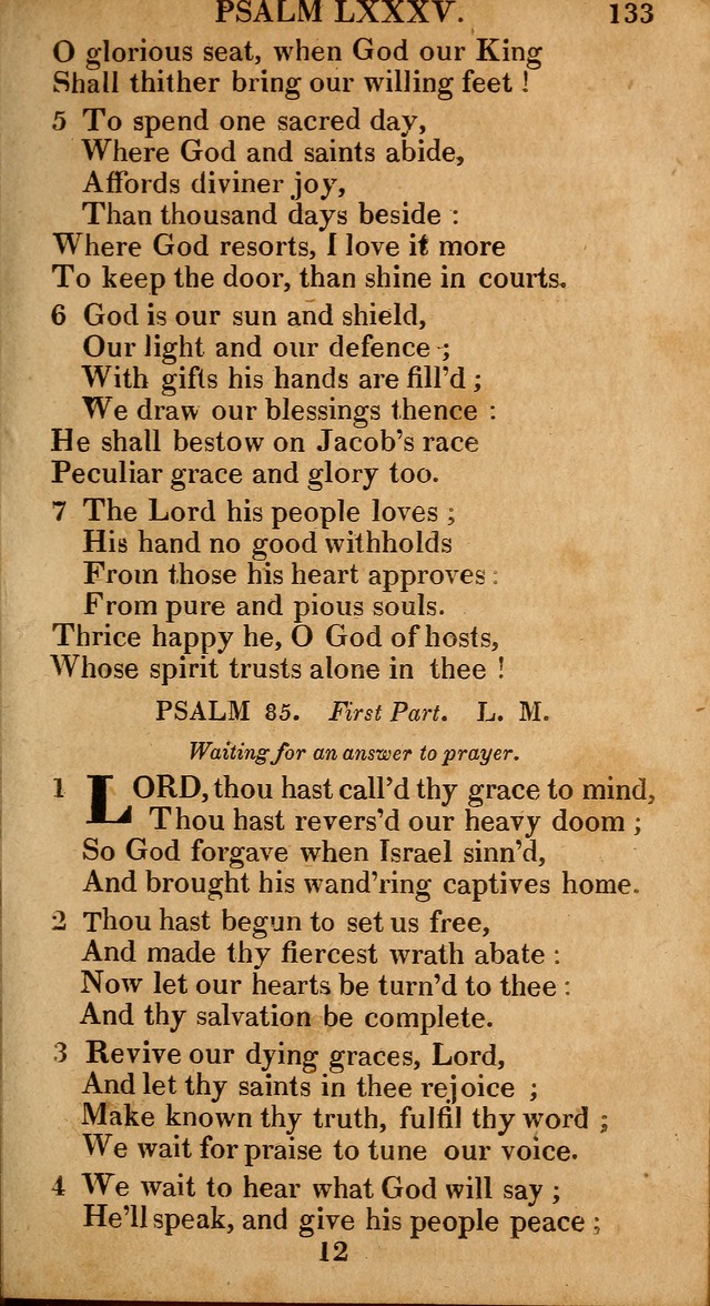 The Psalms and Hymns: with the catechism, confession of faith and liturgy of the Reformed Dutch Church in North America page 133