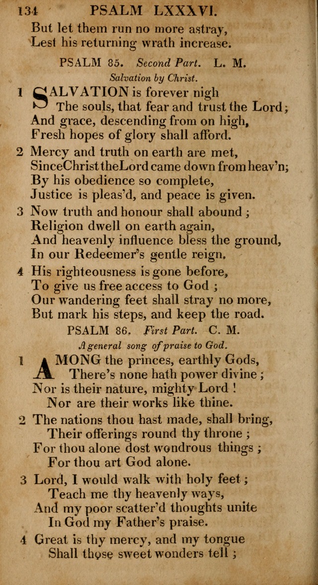 The Psalms and Hymns: with the catechism, confession of faith and liturgy of the Reformed Dutch Church in North America page 134