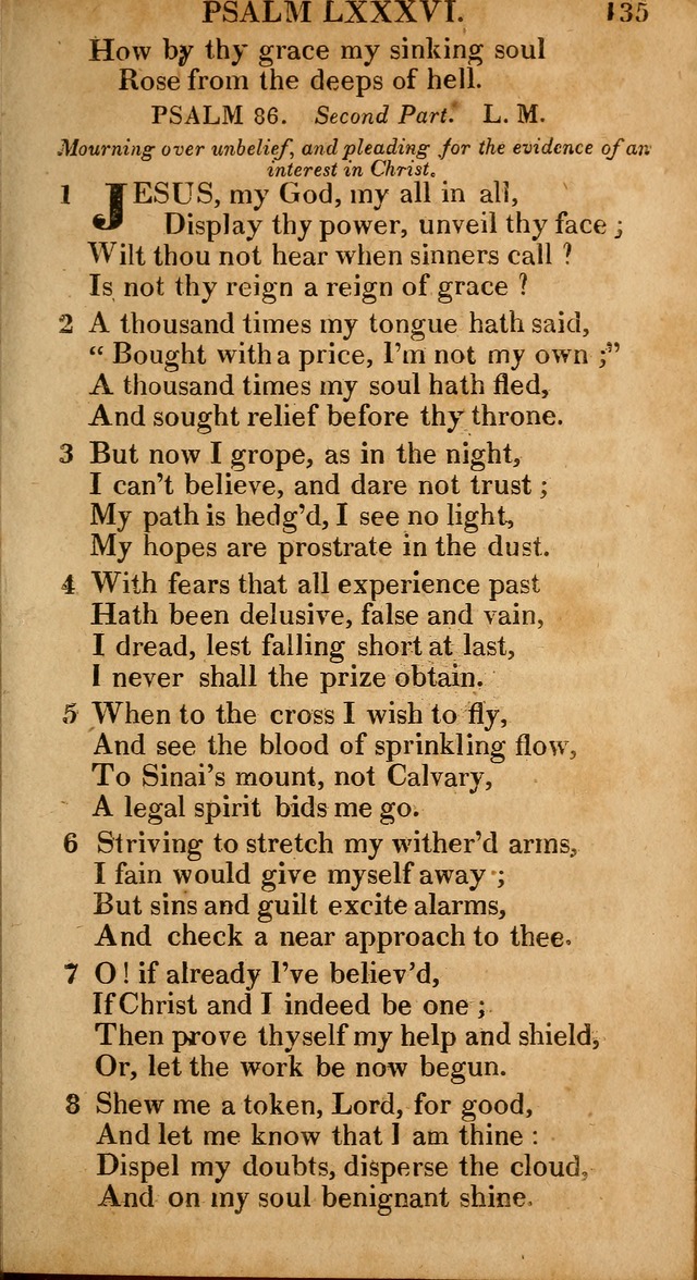 The Psalms and Hymns: with the catechism, confession of faith and liturgy of the Reformed Dutch Church in North America page 135