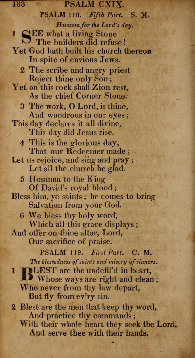 The Psalms and Hymns: with the catechism, confession of faith and liturgy of the Reformed Dutch Church in North America page 188
