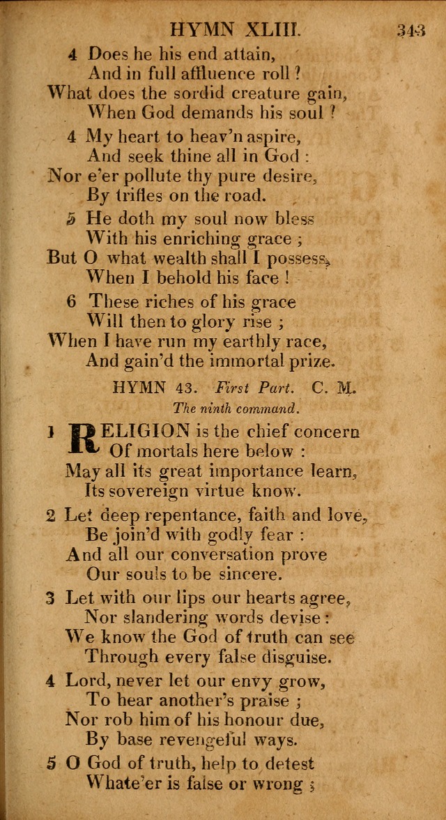 The Psalms and Hymns: with the catechism, confession of faith and liturgy of the Reformed Dutch Church in North America page 343