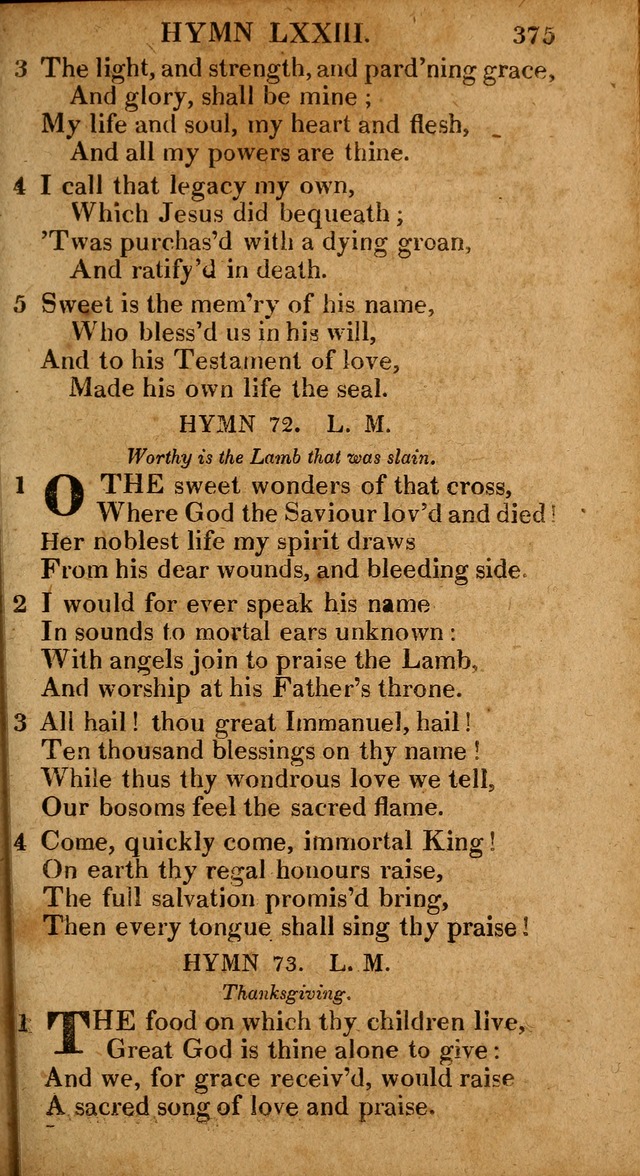 The Psalms and Hymns: with the catechism, confession of faith and liturgy of the Reformed Dutch Church in North America page 375