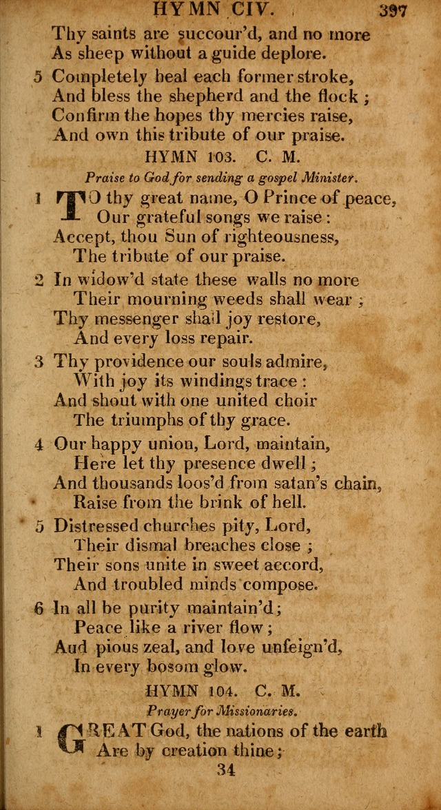 The Psalms and Hymns: with the catechism, confession of faith and liturgy of the Reformed Dutch Church in North America page 397