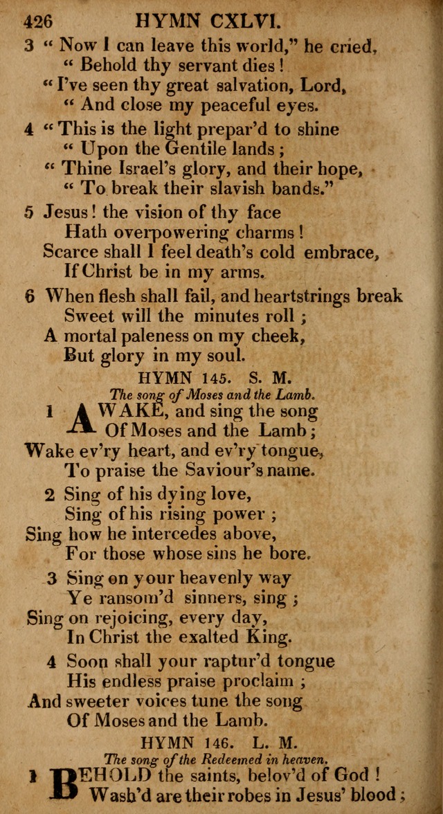 The Psalms and Hymns: with the catechism, confession of faith and liturgy of the Reformed Dutch Church in North America page 426