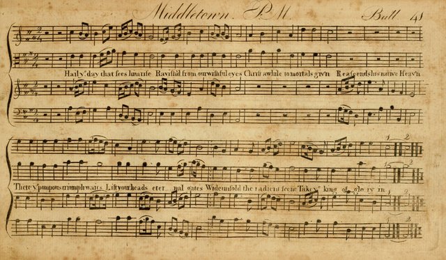 Philadelphia harmony: a collection of Psalm tunes, hymns, and anthems page 72