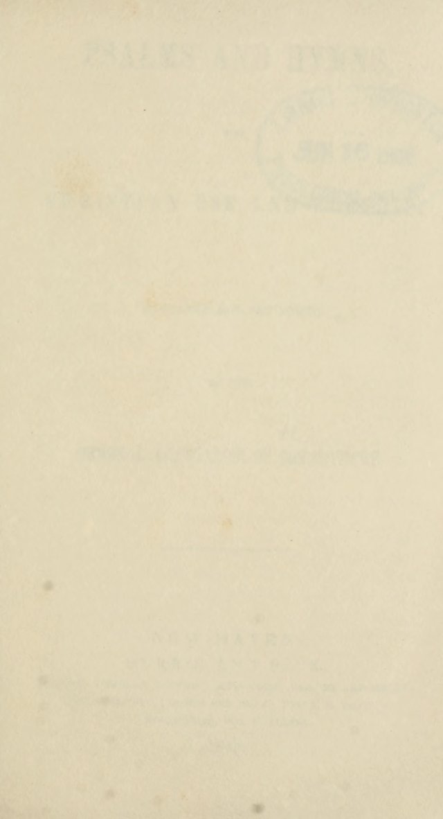 Psalms and Hymns, for Christian Use and Worship page 10