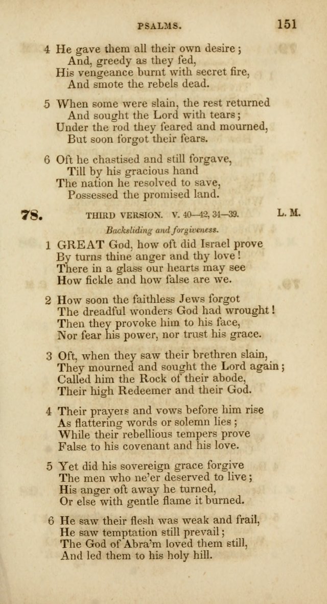 Psalms and Hymns, for Christian Use and Worship page 162