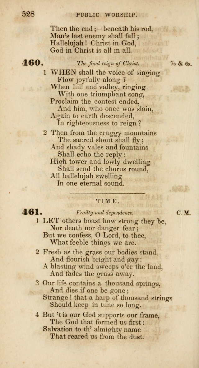 Psalms and Hymns, for Christian Use and Worship page 539