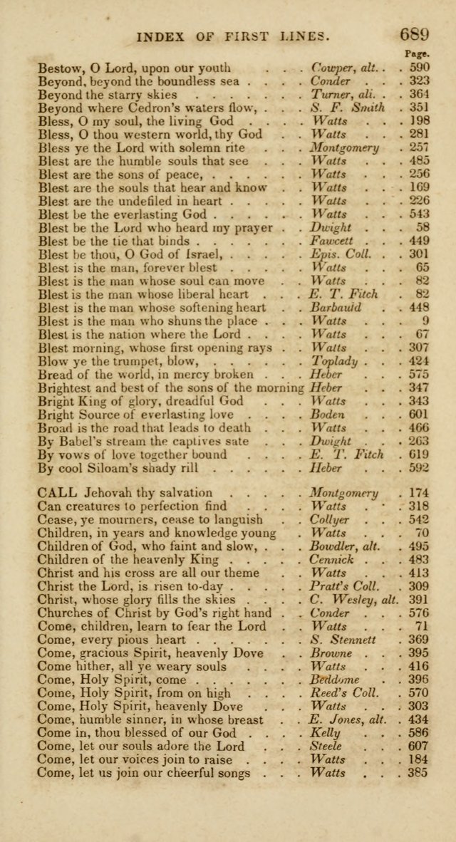 Psalms and Hymns, for Christian Use and Worship page 700