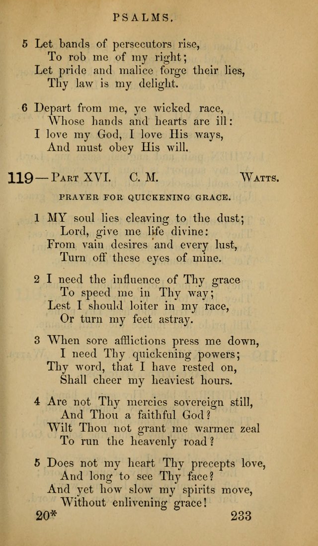 The Psalms and Hymns, with the Doctrinal Standards and Liturgy of the Reformed Protestant Dutch Church in North America page 241