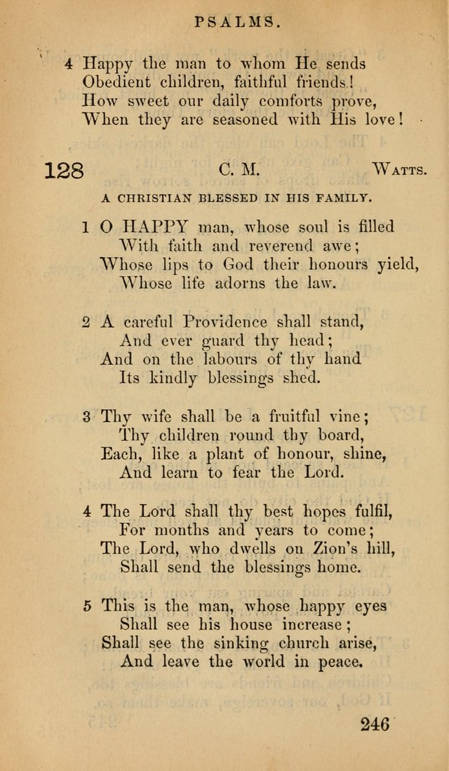 The Psalms and Hymns, with the Doctrinal Standards and Liturgy of the Reformed Protestant Dutch Church in North America page 254