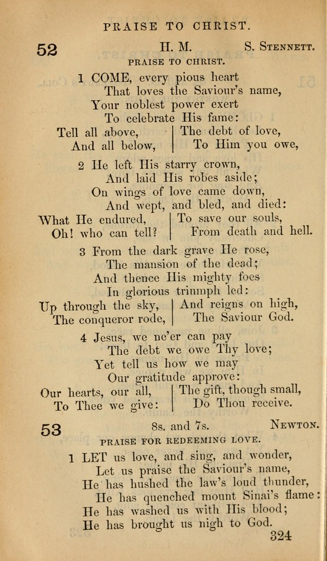 The Psalms and Hymns, with the Doctrinal Standards and Liturgy of the Reformed Protestant Dutch Church in North America page 332
