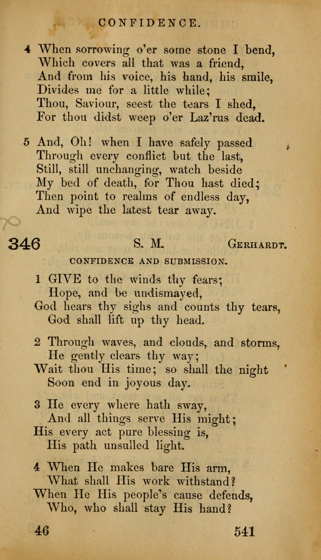 The Psalms and Hymns, with the Doctrinal Standards and Liturgy of the Reformed Protestant Dutch Church in North America page 549