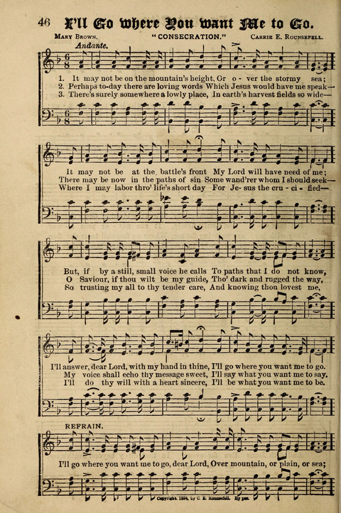 Praise Hymns and Full Salvation Songs page 46