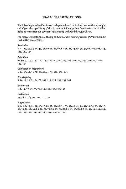 Psalms and Hymns to the Living God page 496