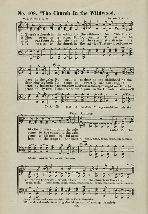 Praise Him: containing many new and some of the best of the old hymns and tunes for all occasions of Christian work and worship page 106