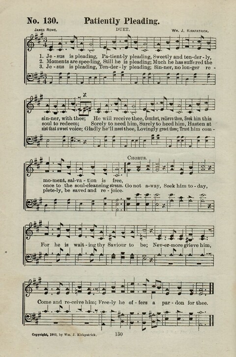 Praise Him: containing many new and some of the best of the old hymns and tunes for all occasions of Christian work and worship page 128