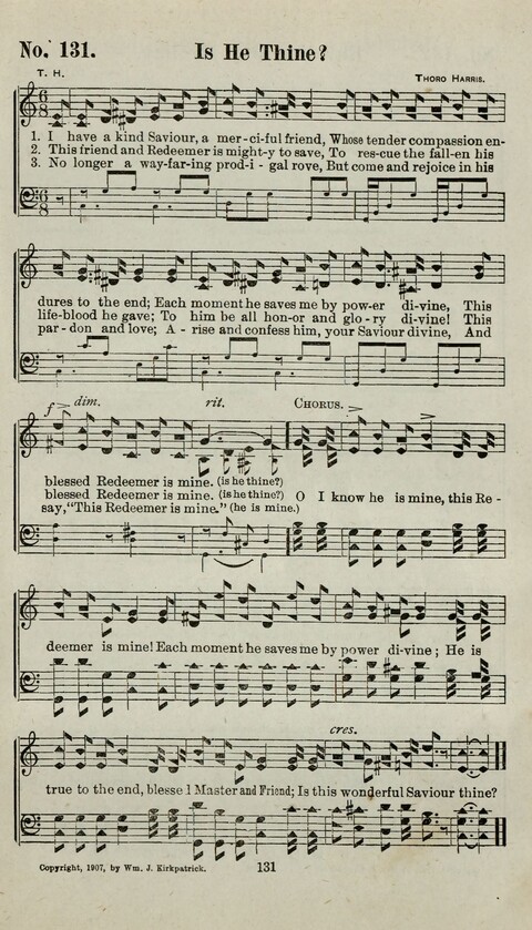 Praise Him: containing many new and some of the best of the old hymns and tunes for all occasions of Christian work and worship page 129
