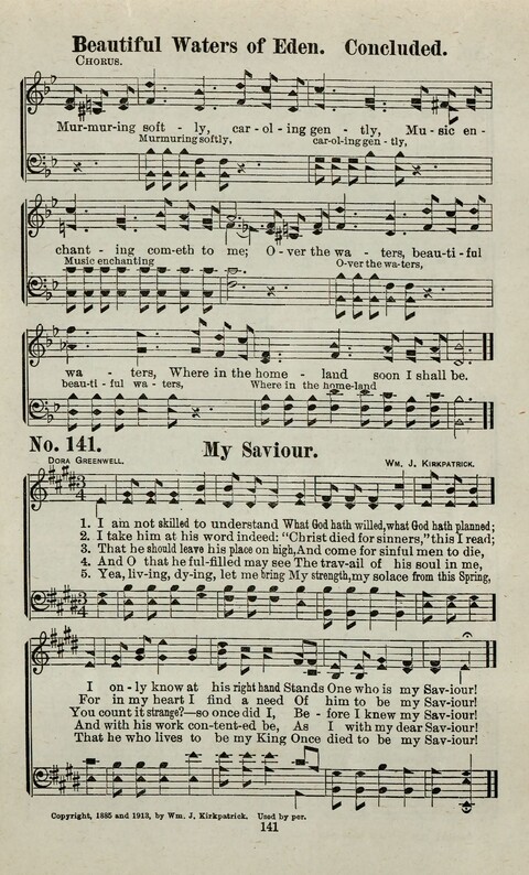 Praise Him: containing many new and some of the best of the old hymns and tunes for all occasions of Christian work and worship page 139