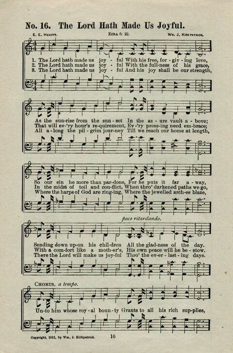 Praise Him: containing many new and some of the best of the old hymns and tunes for all occasions of Christian work and worship page 14