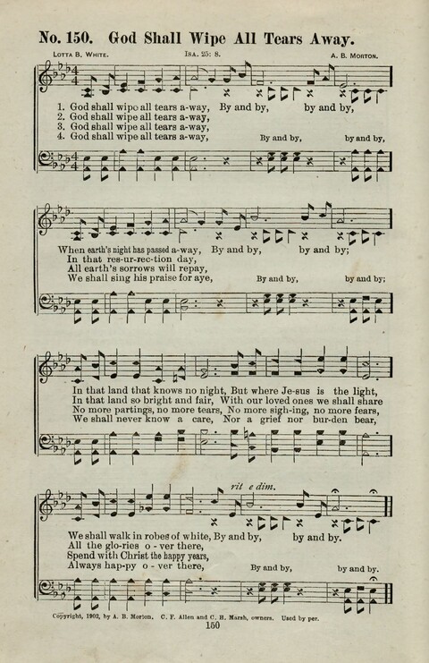 Praise Him: containing many new and some of the best of the old hymns and tunes for all occasions of Christian work and worship page 148