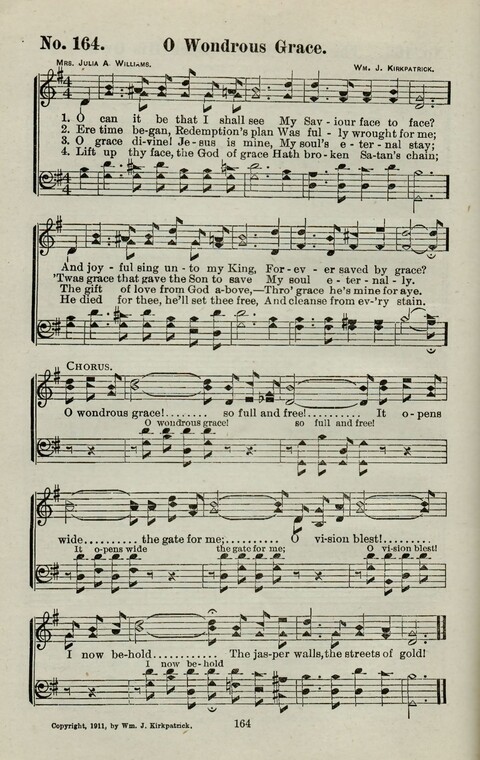 Praise Him: containing many new and some of the best of the old hymns and tunes for all occasions of Christian work and worship page 162