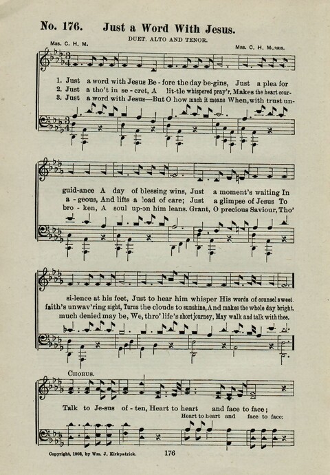 Praise Him: containing many new and some of the best of the old hymns and tunes for all occasions of Christian work and worship page 174
