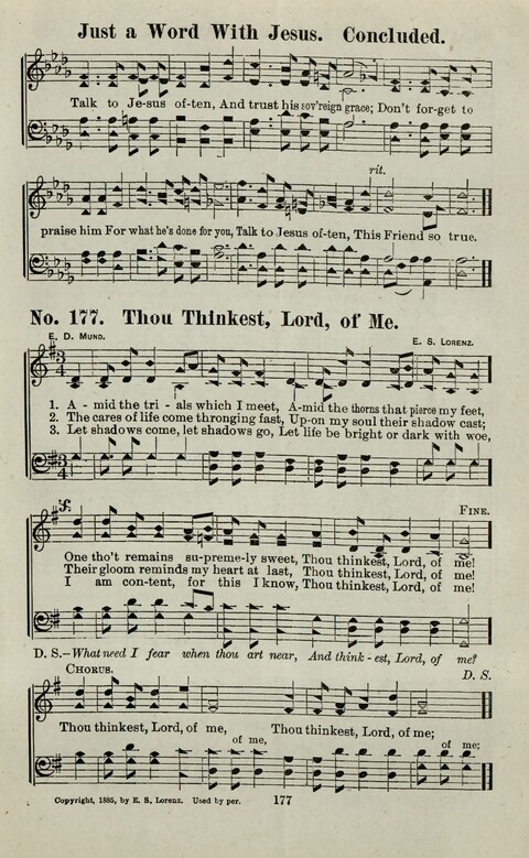 Praise Him: containing many new and some of the best of the old hymns and tunes for all occasions of Christian work and worship page 175
