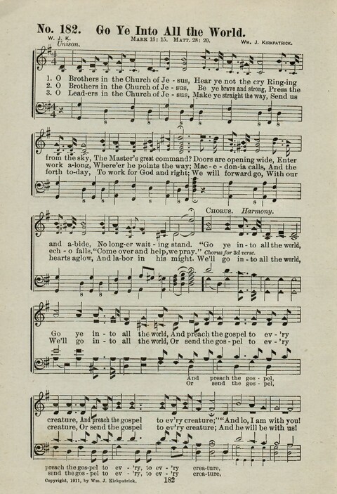 Praise Him: containing many new and some of the best of the old hymns and tunes for all occasions of Christian work and worship page 180