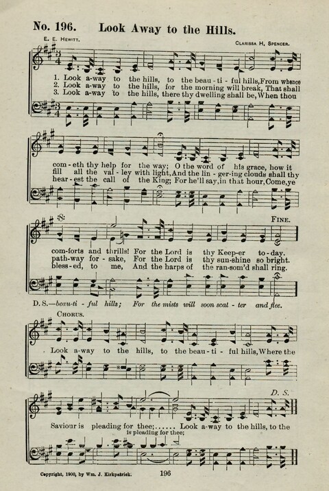 Praise Him: containing many new and some of the best of the old hymns and tunes for all occasions of Christian work and worship page 194
