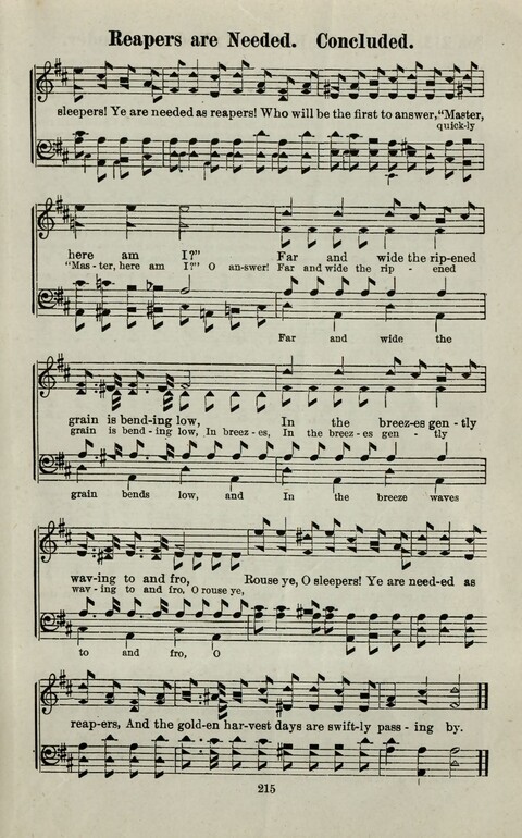 Praise Him: containing many new and some of the best of the old hymns and tunes for all occasions of Christian work and worship page 213